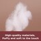 BUTUZE 5.29oz/150g Polyfill Stuffing Fiber Fill, White Premium Fiberfill Stuffing for Craft, High Resilience Crochet Stuffing, Stuffing for Stuffed Animals, Cotton Batting, Recyclable